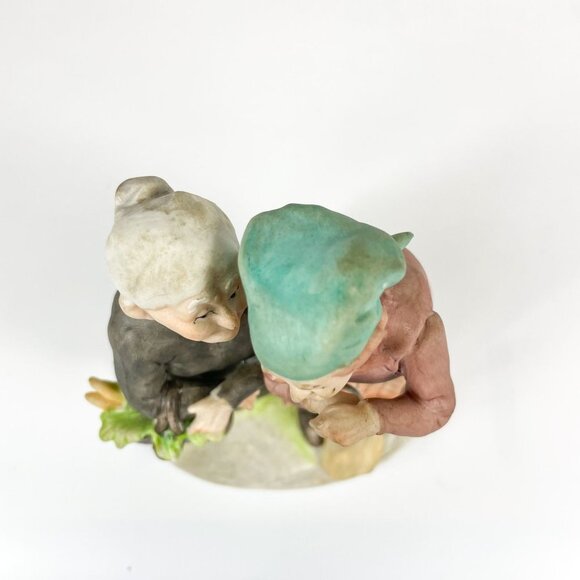 Lefton Gossiping Old Ladies Figurine 4724 Hand-Painted Ceramic Vintage Collectib - Picture 6 of 8